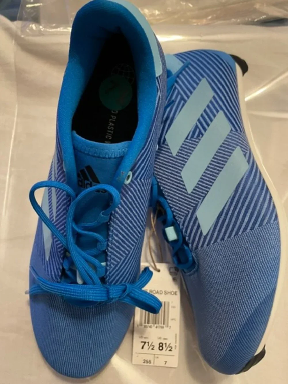 ADIDAS The Road Cycling Shoes in Blue Rush Size US Men 7.5 Brand New NWT